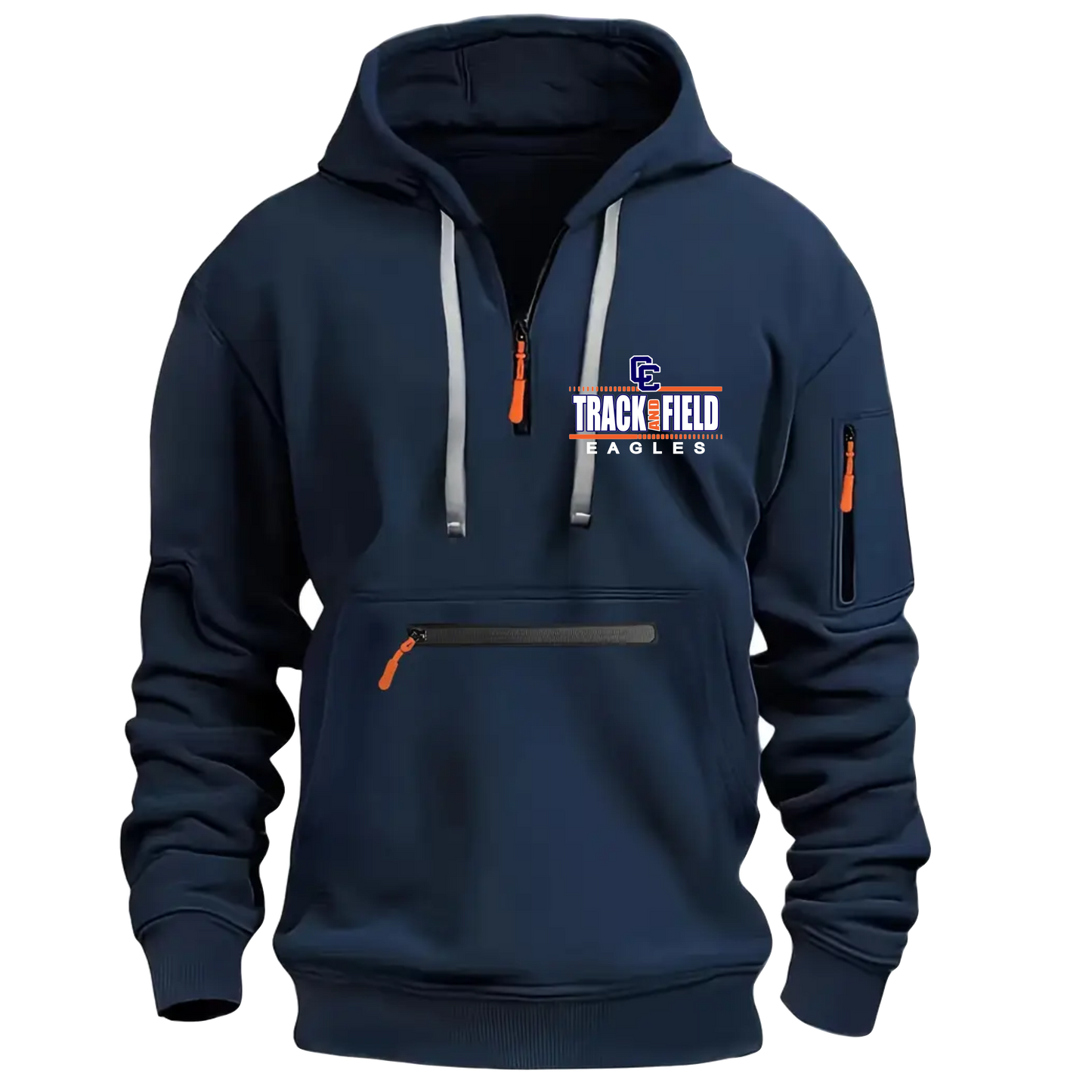 CCHS Track and Field - 1/4 Zip Hoodie