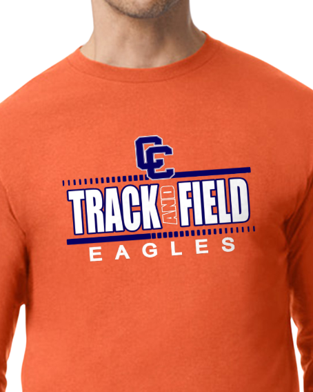 CCHS Track and Field Long Sleeve T Shirt Design 2