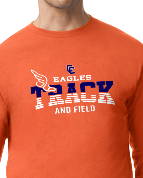 CCHS Track and Field Long Sleeve T Shirt Design 1