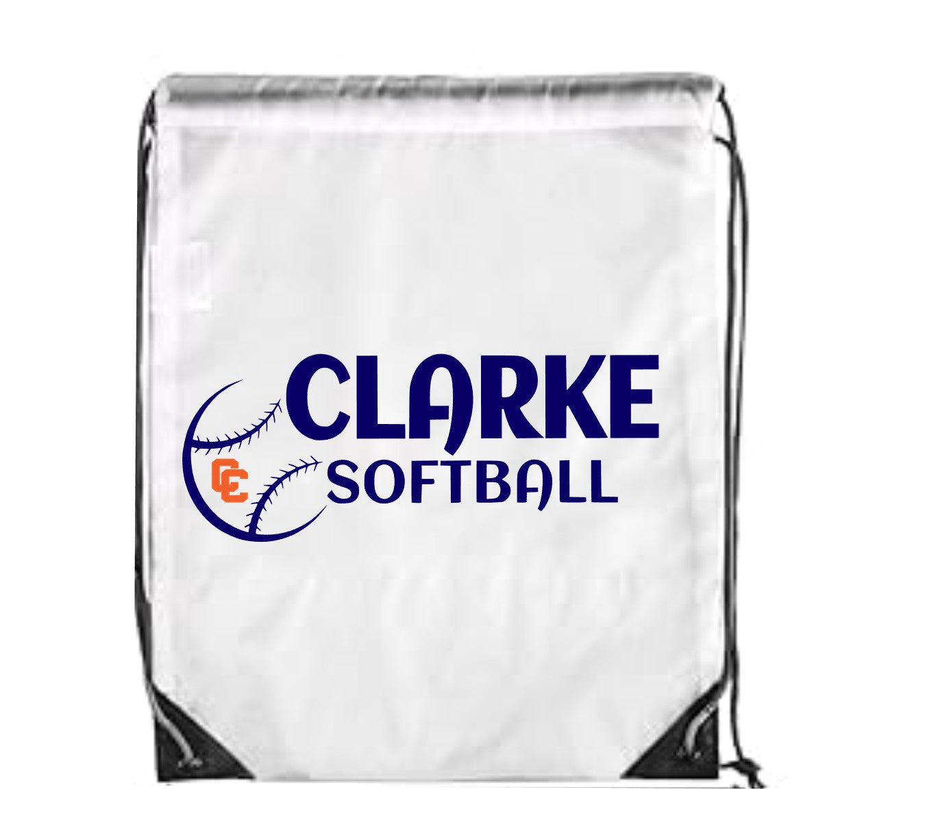 CCHS Softball String Backpack CC Logo Design 1