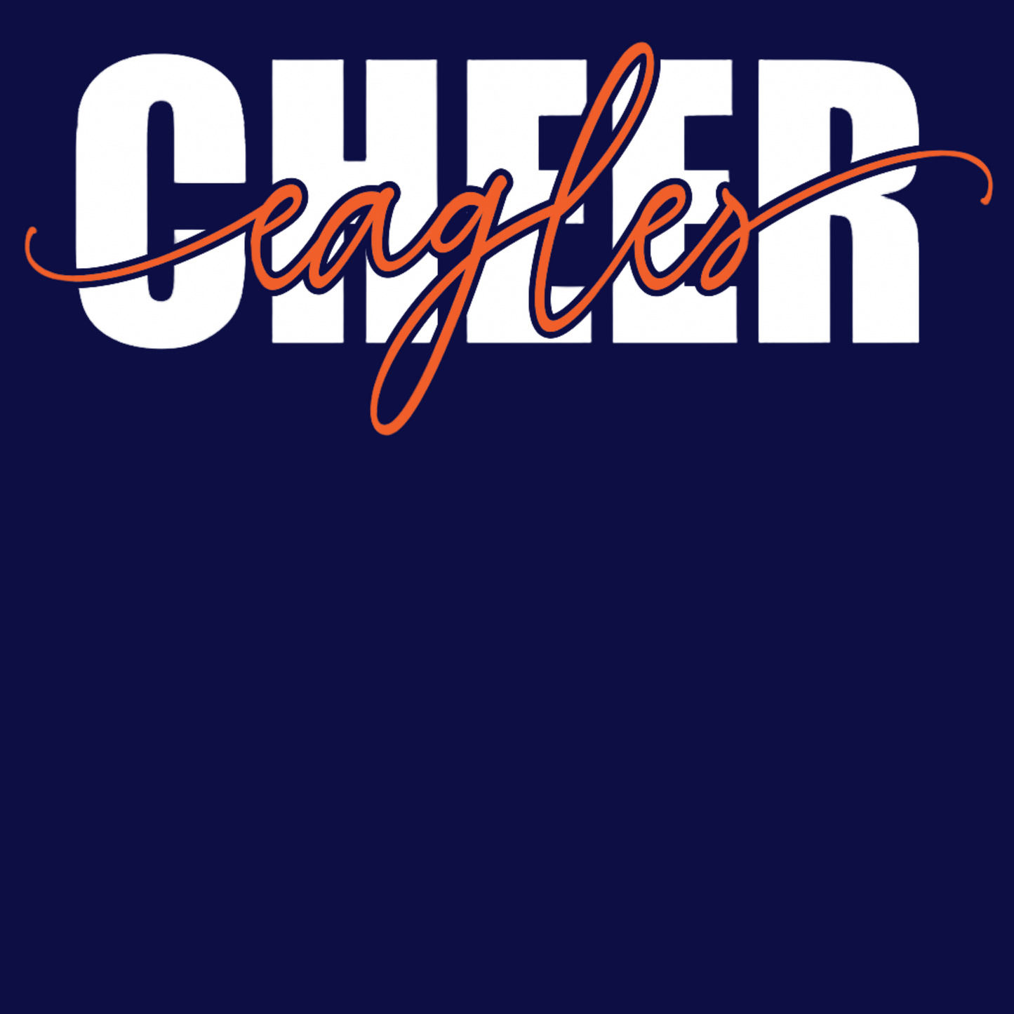CCHS Cheer Short Sleeve T-Shirt Logo Design 1