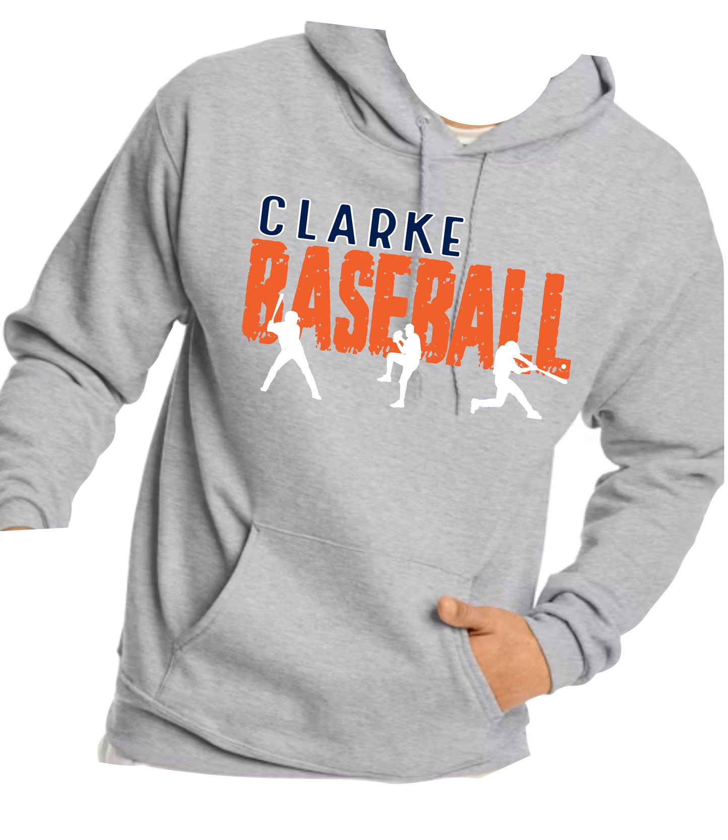EAA Baseball Hoodie Unisex Fit CC Logo Design 2