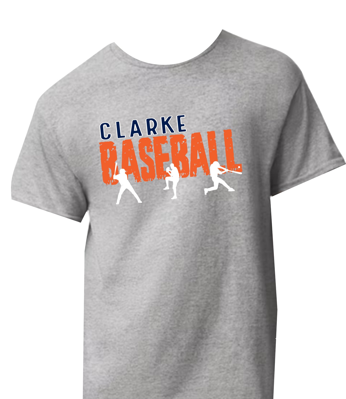 EAA Baseball Short Sleeve T-Shirt CC Logo Design 2