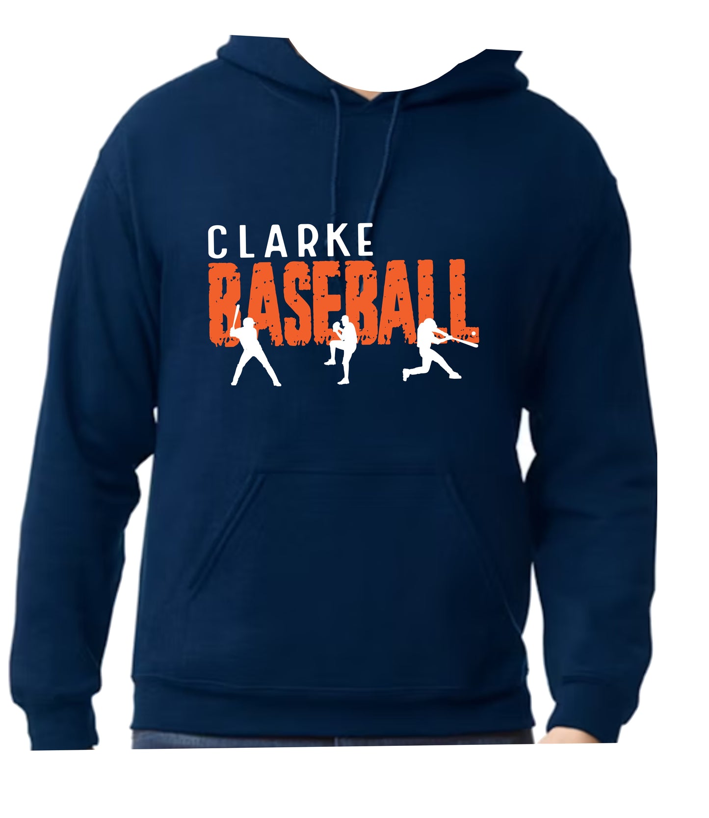 EAA Baseball Hoodie Unisex Fit CC Logo Design 2