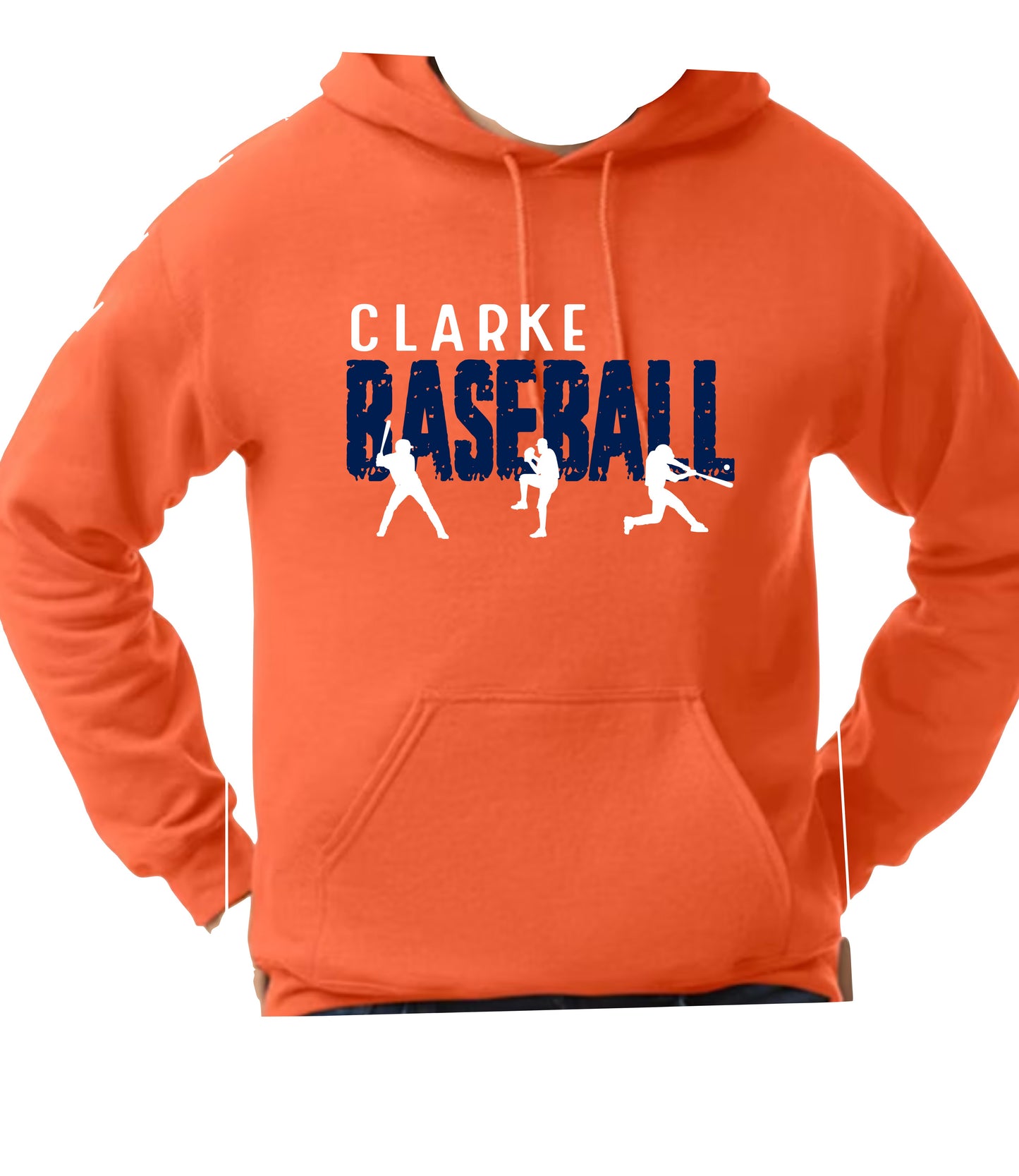 EAA Baseball Hoodie Unisex Fit CC Logo Design 2