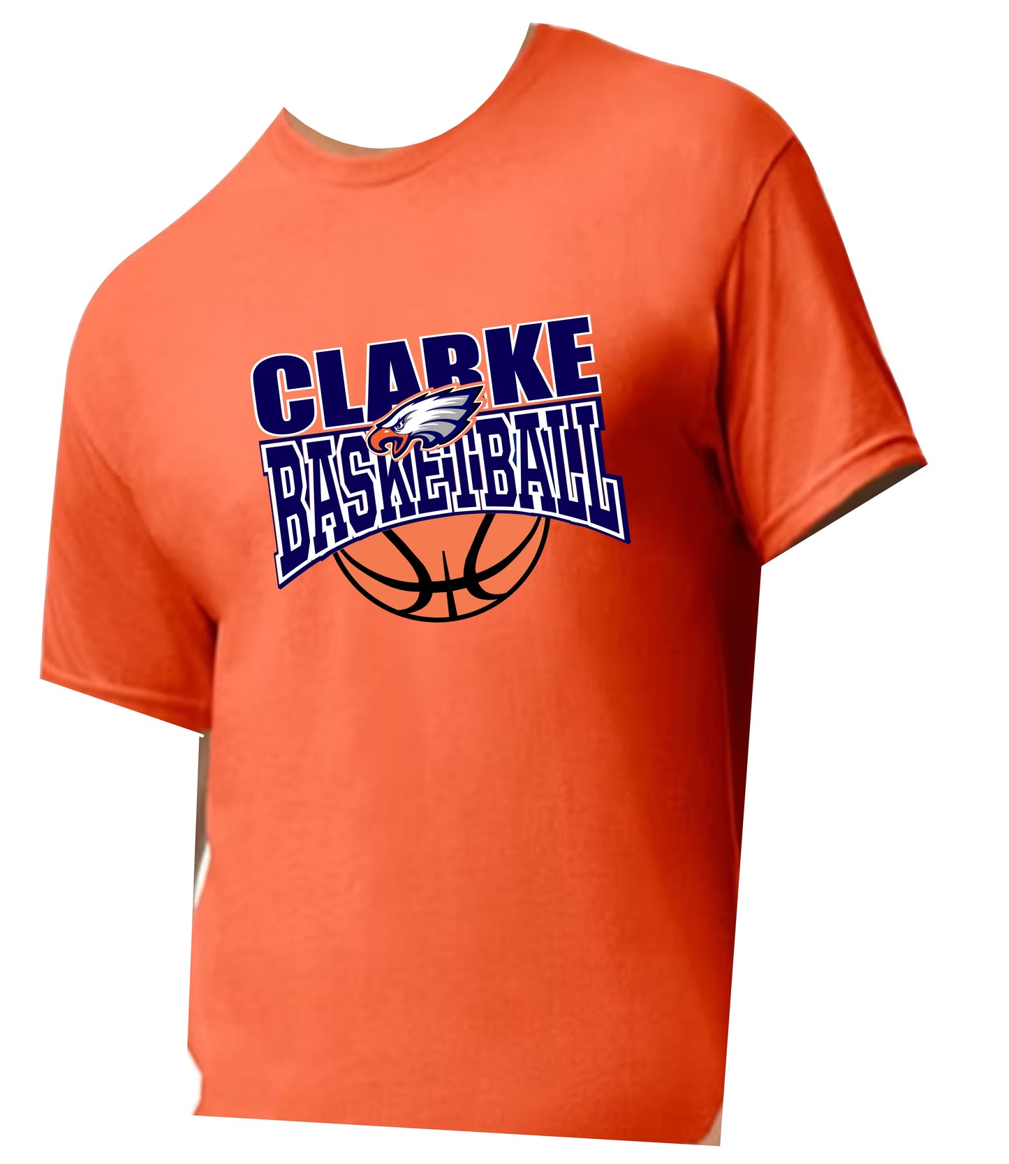 CCHS Basketball Short Sleeve T-Shirt Logo Design 1
