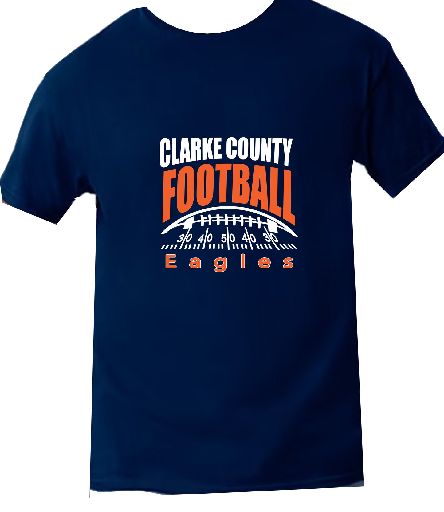 EAA Football Short Sleeve T-Shirt Logo Design 1