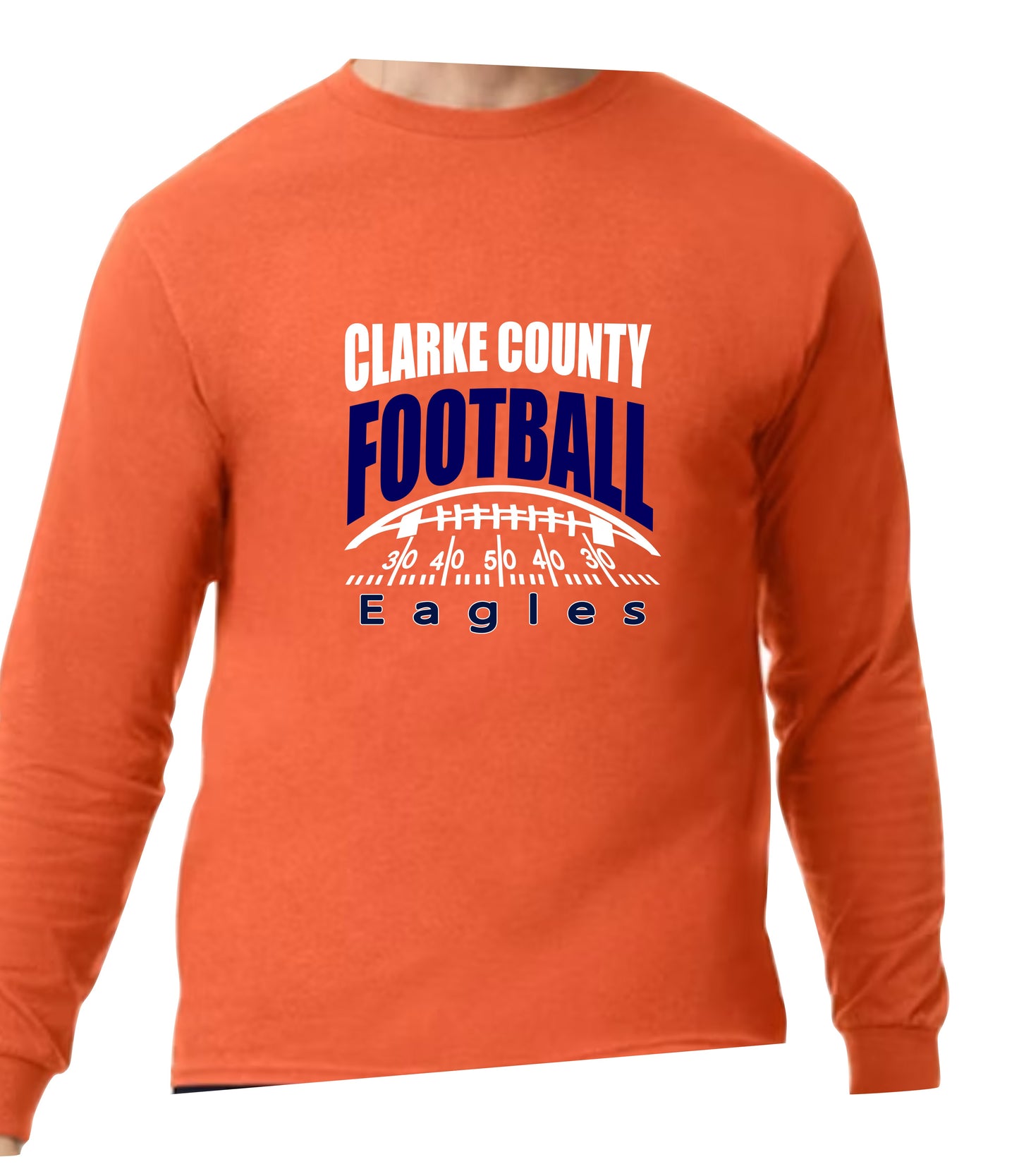EAA Football Long Sleeve T-Shirt Logo Design 1