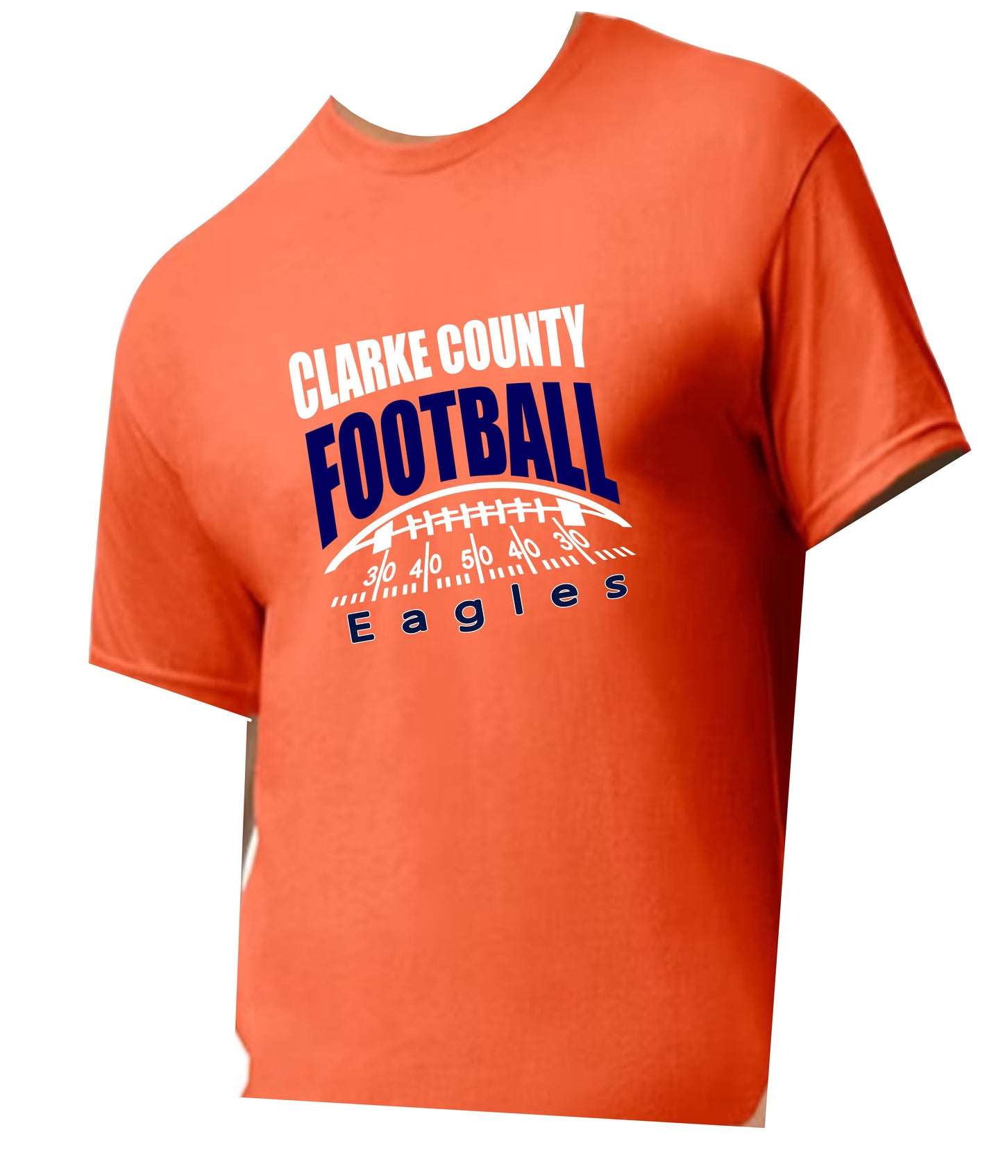 EAA Football Short Sleeve T-Shirt Logo Design 1