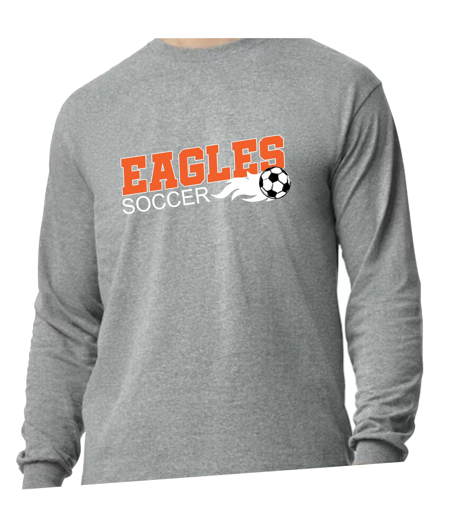 CCHS Soccer Long Sleeve T-Shirt Logo Design 3