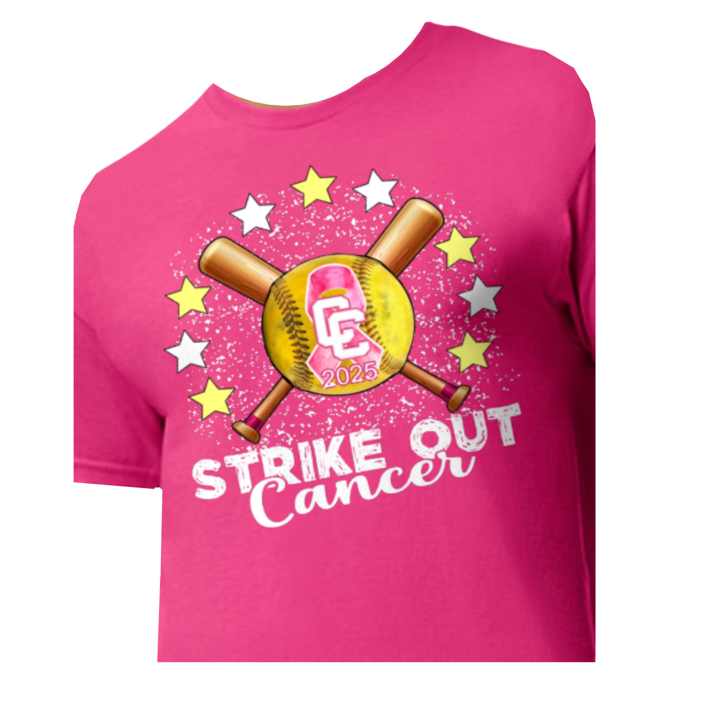 Clarke County Strike Out Cancer T Shirt