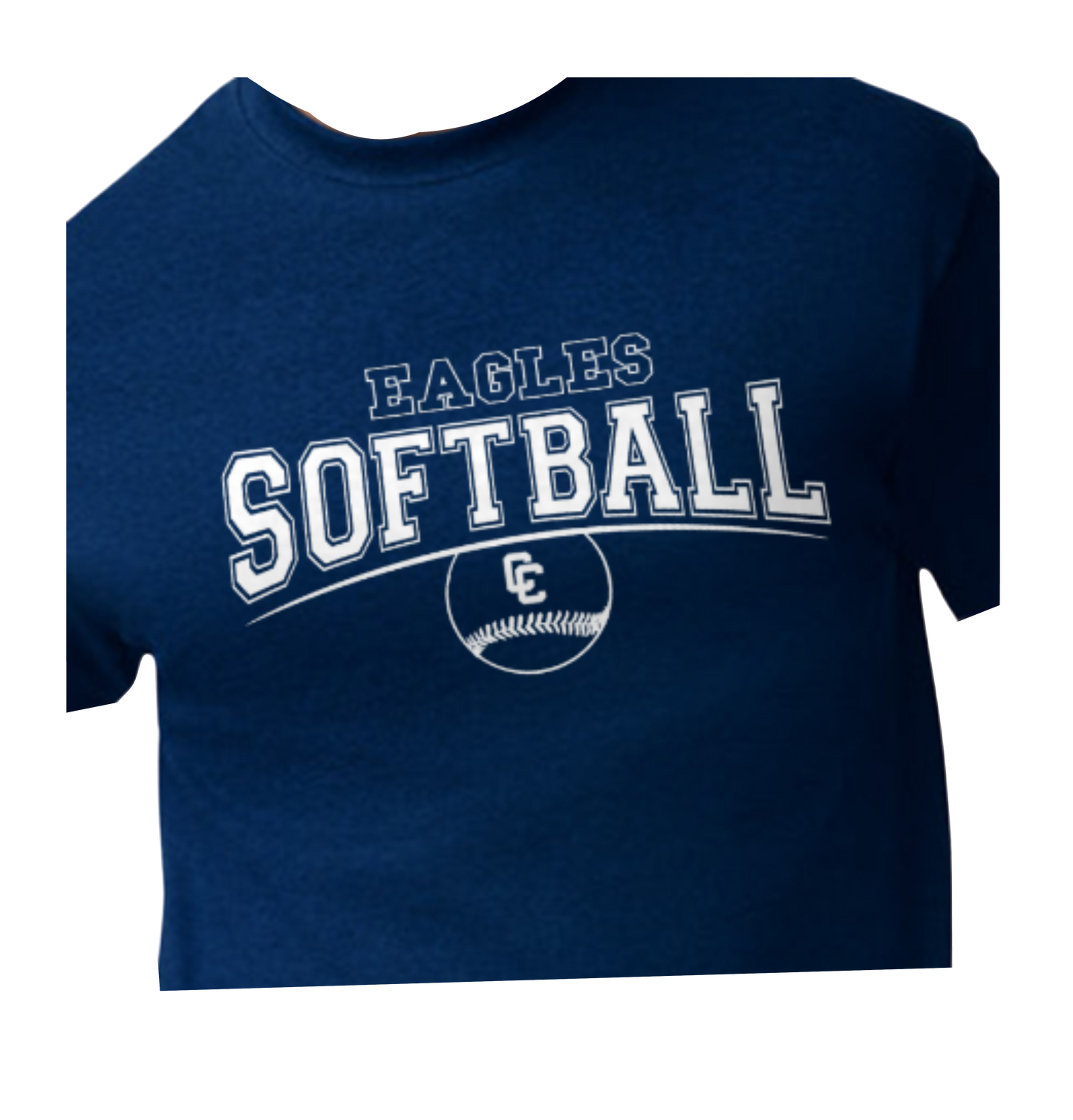 CCHS Softball Short Sleeve T-Shirt Logo D2