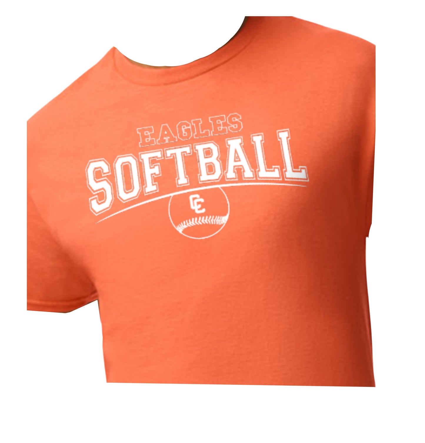 CCHS Softball Short Sleeve T-Shirt Logo D2