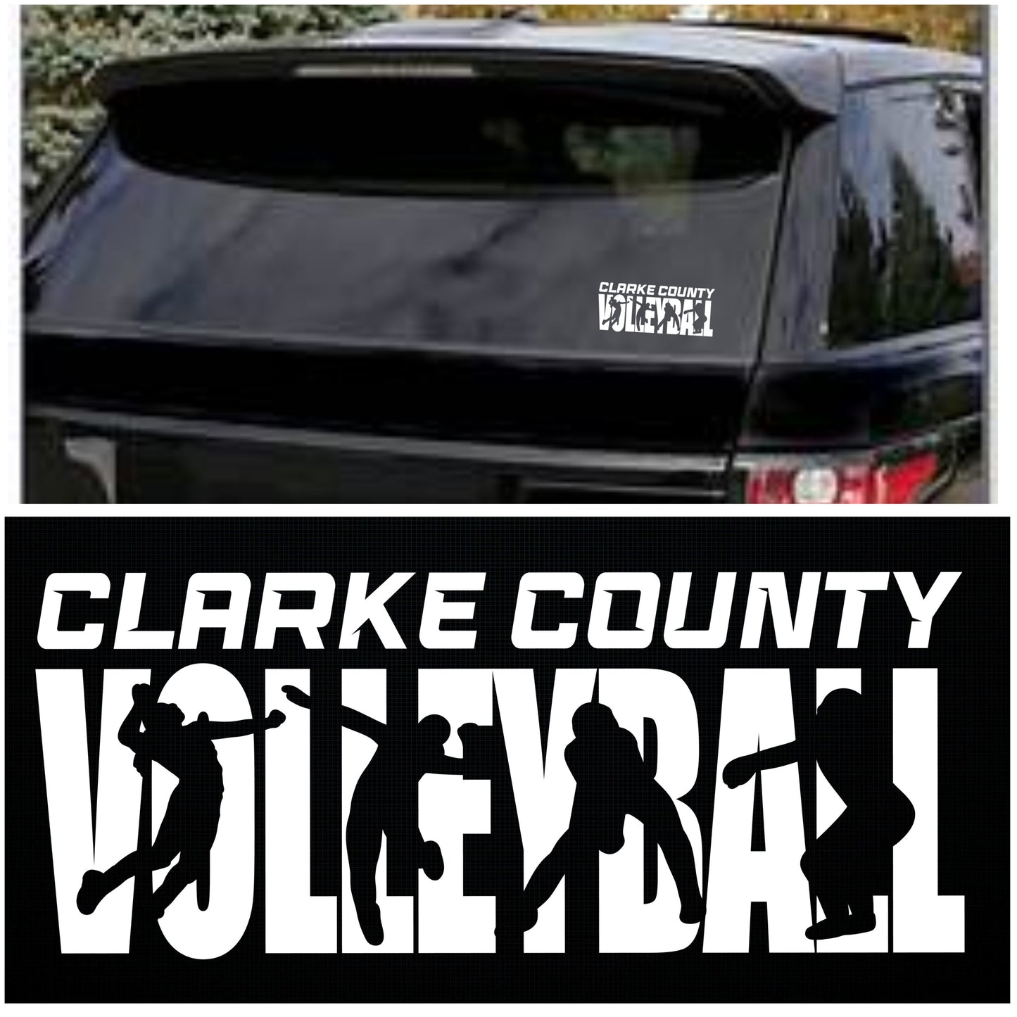 CCHS Volleyball Decal Logo Design 5