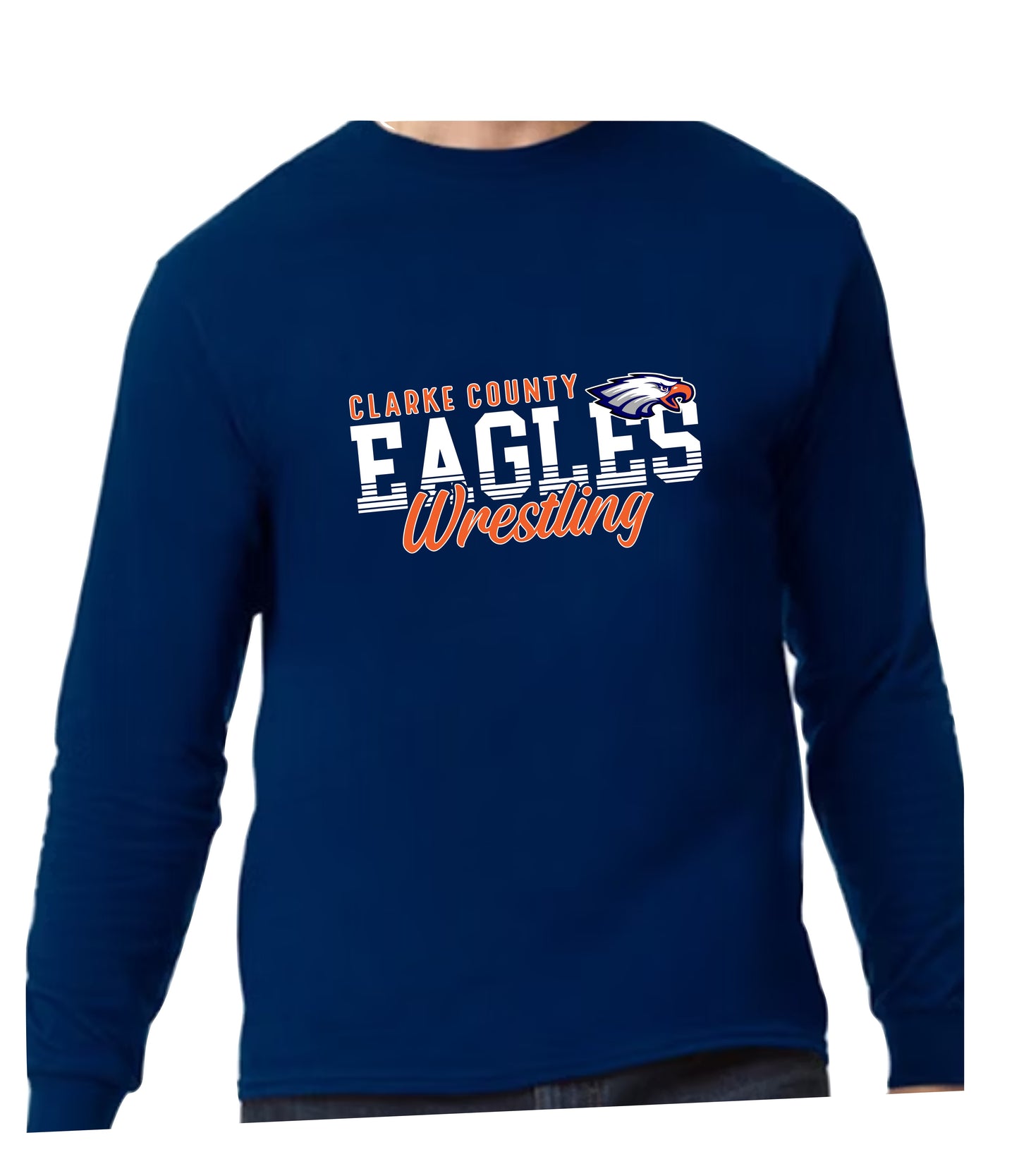 EAA Wrestling Long Sleeve T-Shirt Logo Designs 1