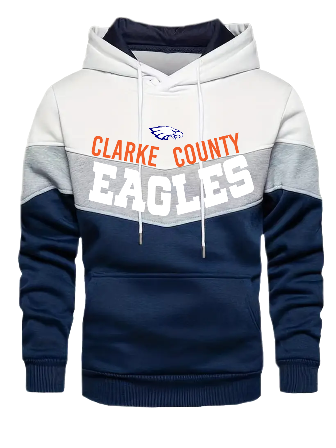 EAA CC Eagles Hoodie Tri-color Logo Design 5