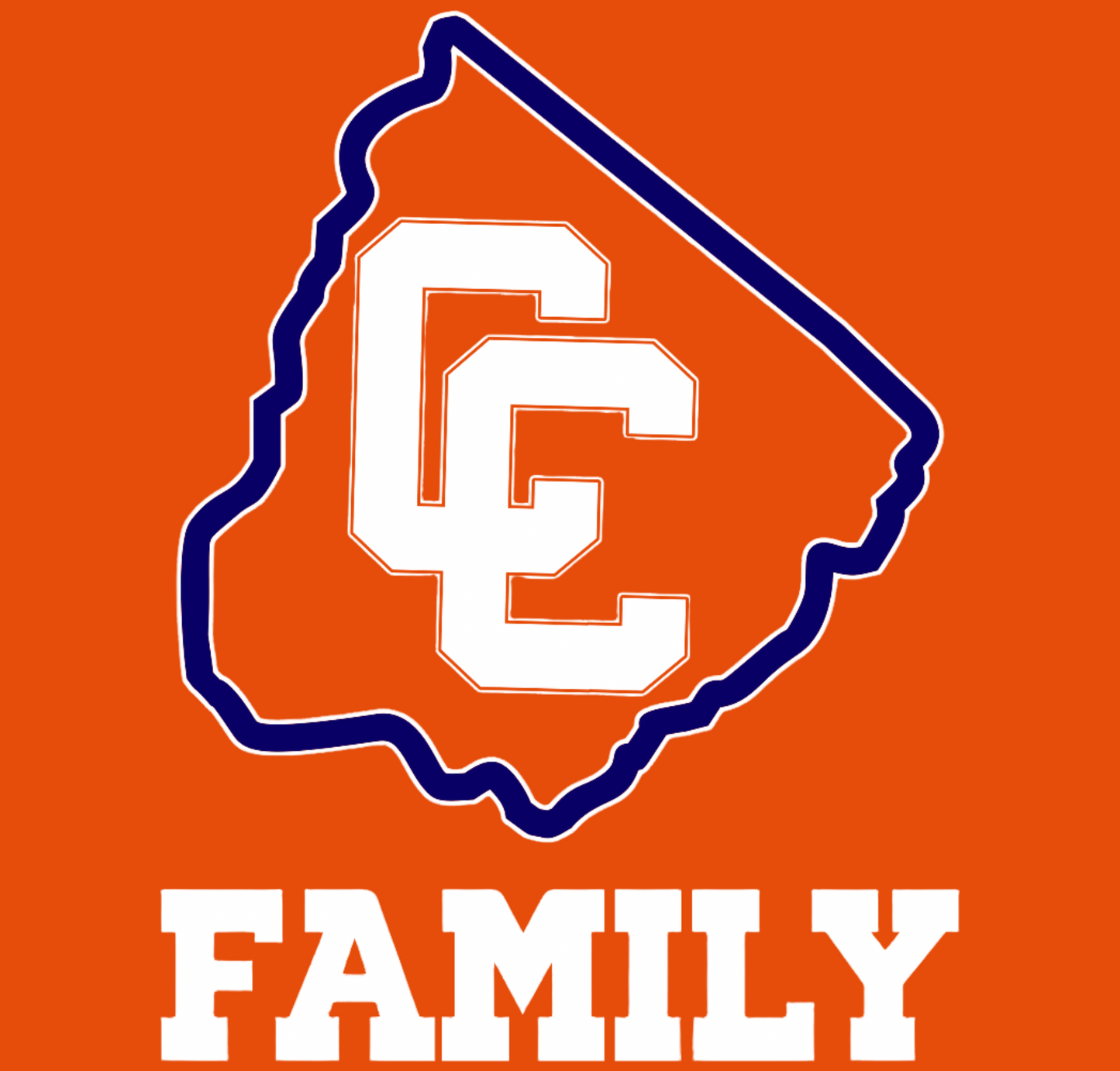 EAA CC Family Long Sleeve T-Shirt Logo Design 1