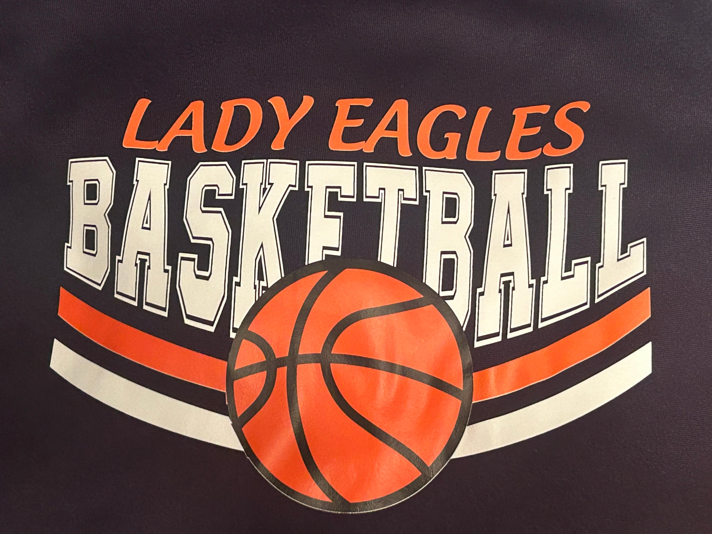 EAA Basketball Ladies Long Sleeve T-Shirt Logo Design 2