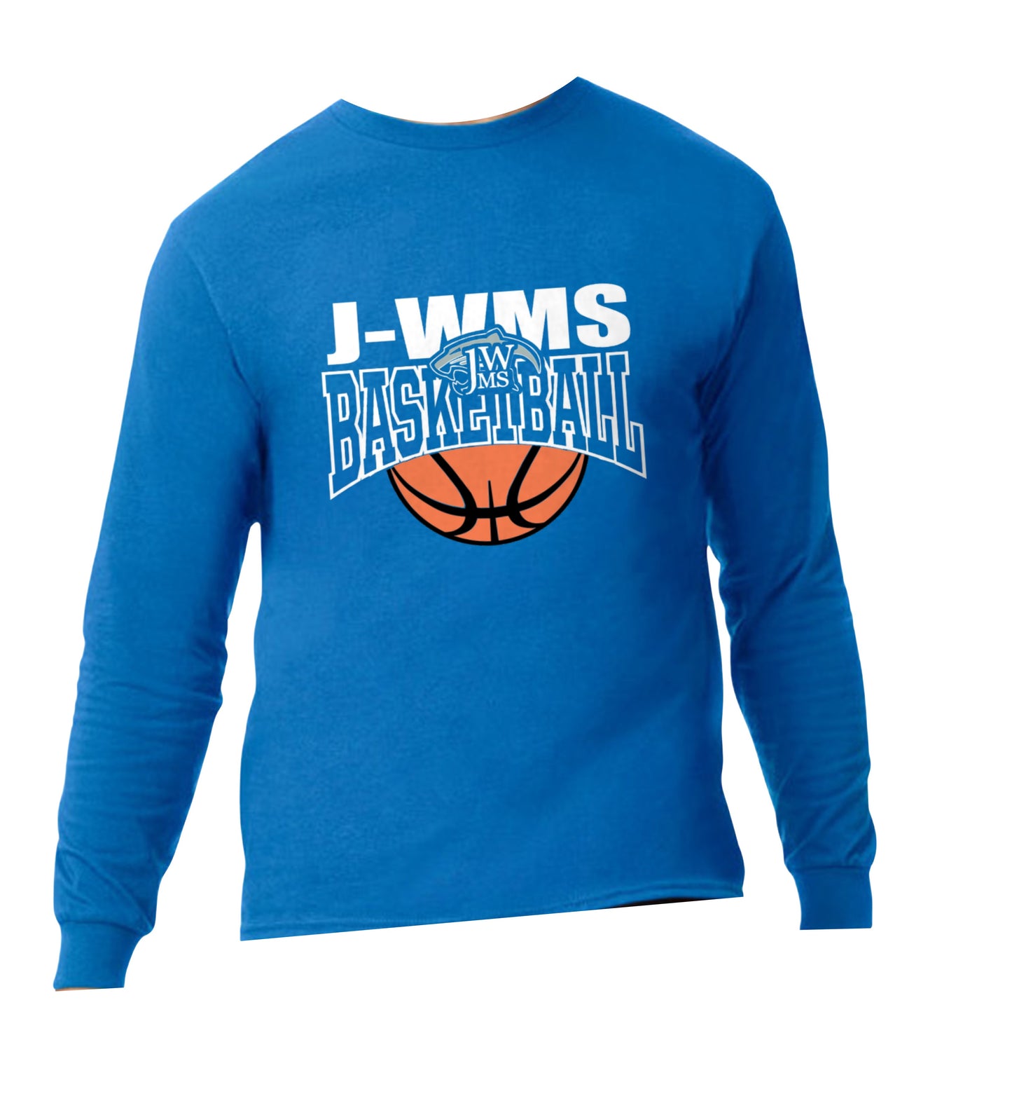 J-WMS Basketball Long Sleeve T-Shirt Design 2