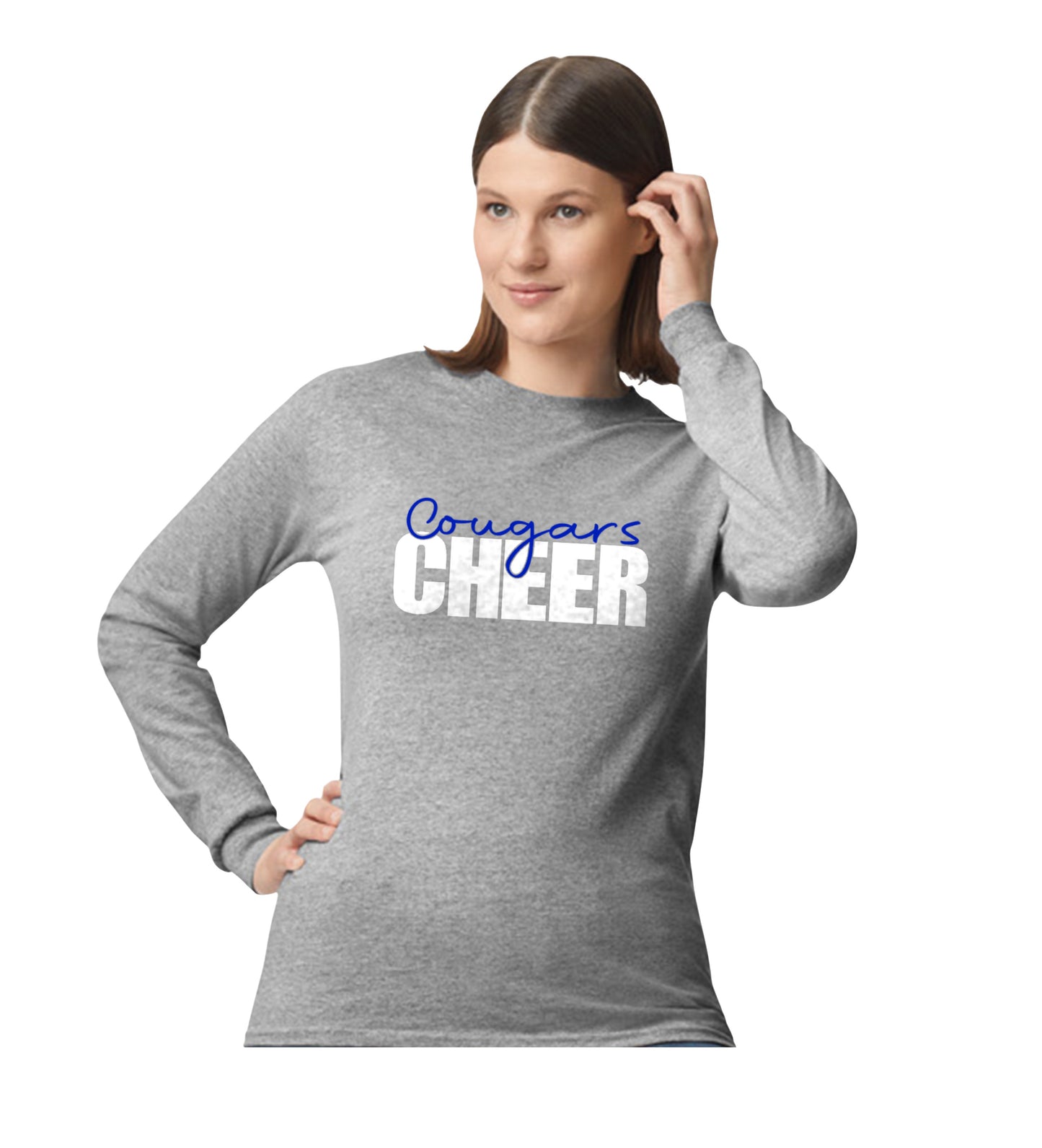 J-WMS Cheer Long Sleeve T-Shirt Design 2