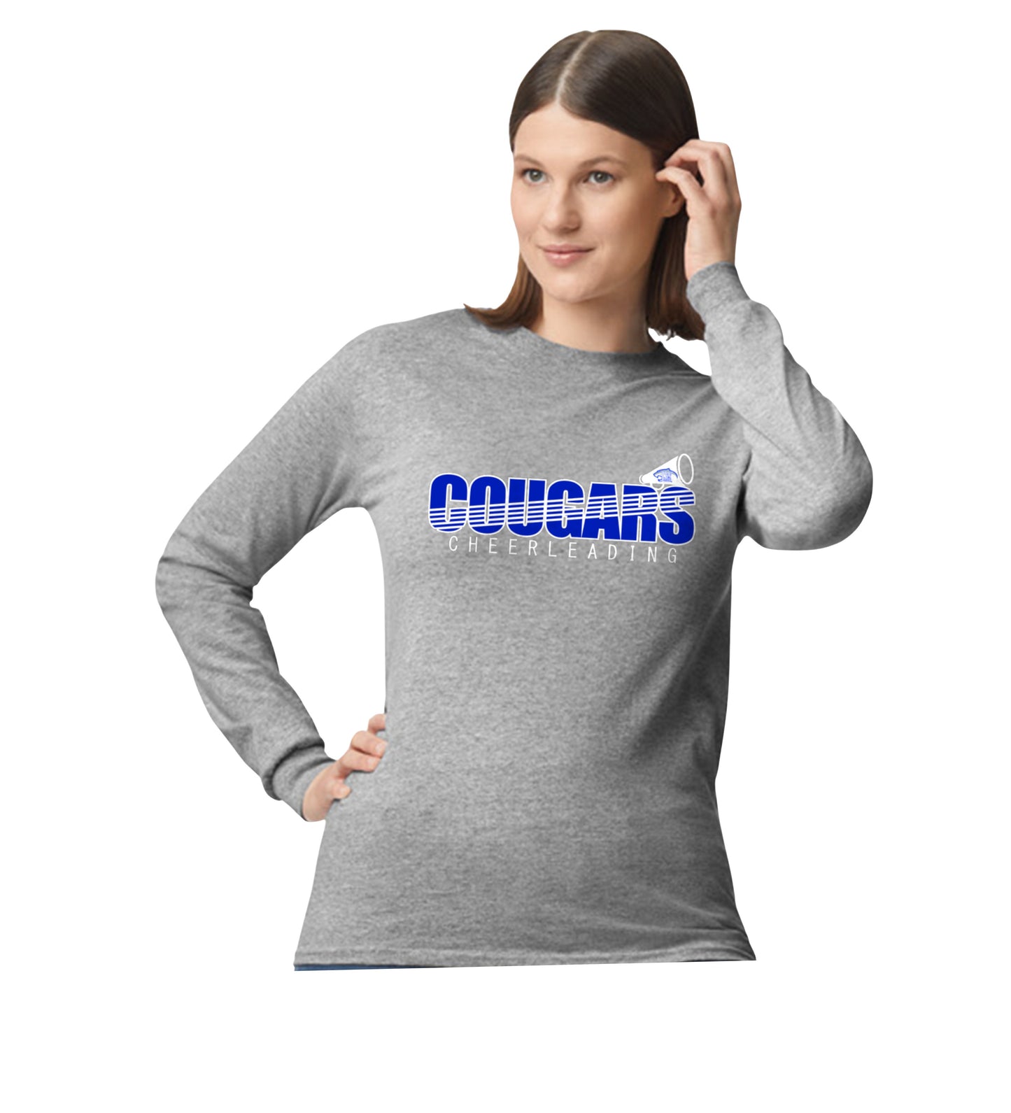 J-WMS Cheer Long Sleeve T-Shirt Design 1