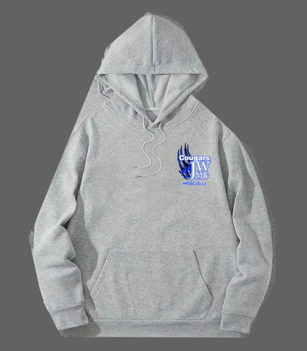 J-WMS Cougar Claw Pocket Design Hoodie Unisex Fit