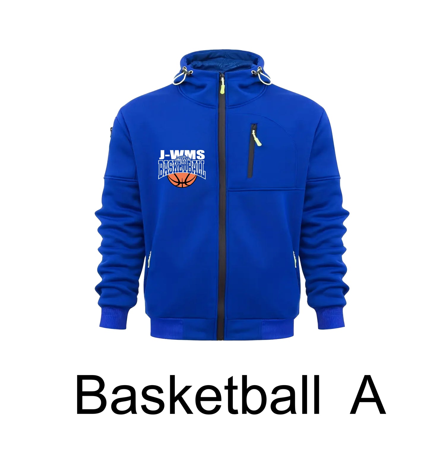 J-WMS Boys Basketball Team Sweatshirt Design A