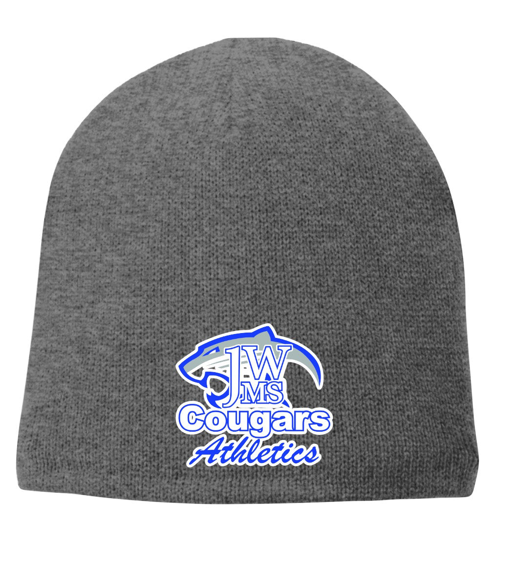 J-WMS Fleece Lined Beanie - Cougar Head Design