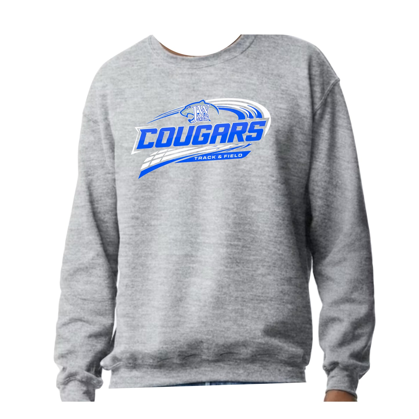 J-WMS Track and Field D2 Crewneck Unisex's Fit