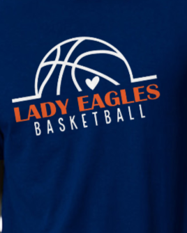 CCHS Basketball Ladies Long Sleeve T-Shirt Logo Design 1