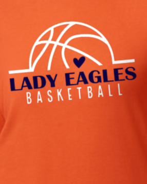 CCHS Basketball Ladies Long Sleeve T-Shirt Logo Design 1