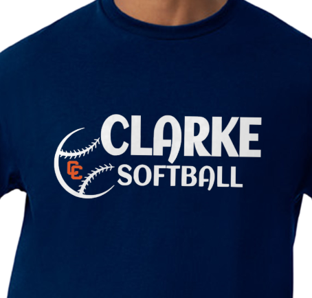 CCHS Softball Long Sleeve T-Shirt CC Logo Design 1