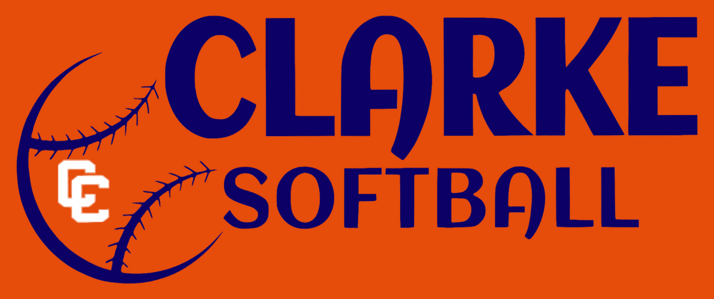 CCHS Softball Long Sleeve T-Shirt CC Logo Design 1