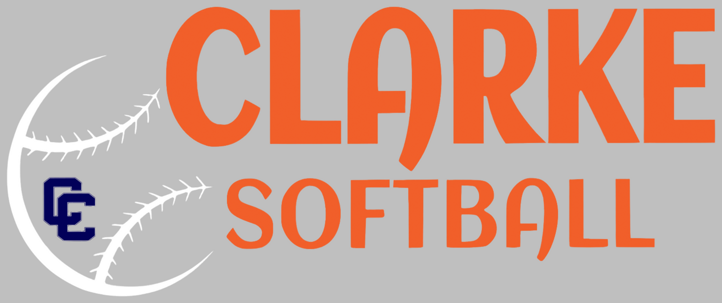 CCHS Softball Long Sleeve T-Shirt CC Logo Design 1