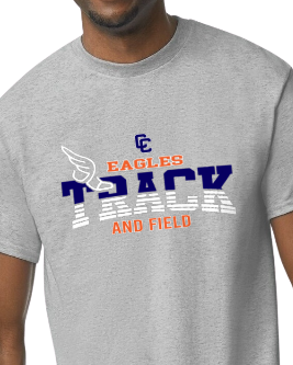 CCHS Track and Field Short Sleeve T Shirt Design 1
