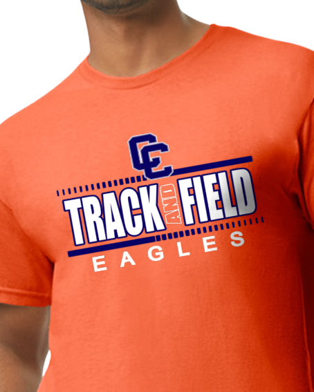 CCHS Track and Field Short Sleeve T Shirt Design 2