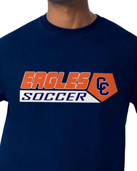 CCHS Soccer Short Sleeve T-Shirt Logo Design 6