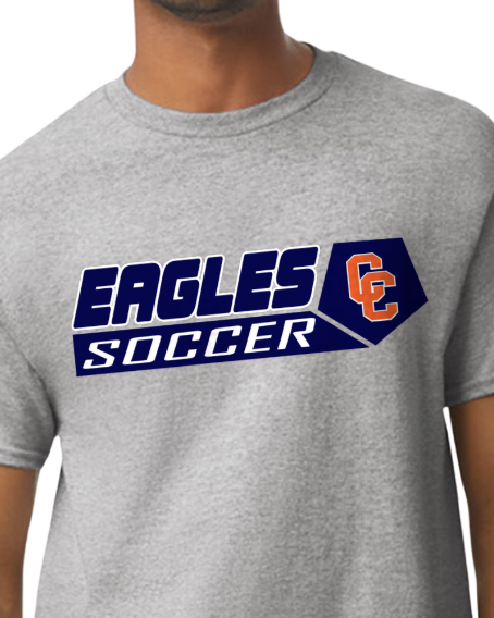 CCHS Soccer Short Sleeve T-Shirt Logo Design 6