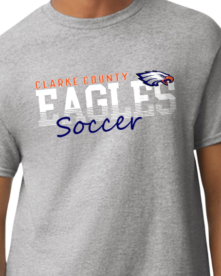 CCHS Soccer Short Sleeve T-Shirt Logo Design 5