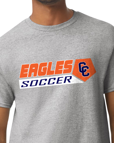 CCHS Soccer Short Sleeve T-Shirt Logo Design 6