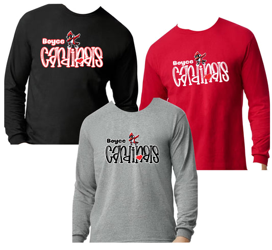 Boyce Long Sleeve Youth T-Shirt Design 3