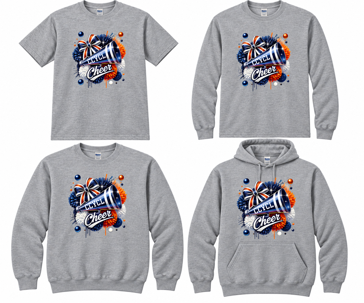 CCYCL Adult Grey Cheer Megaphone