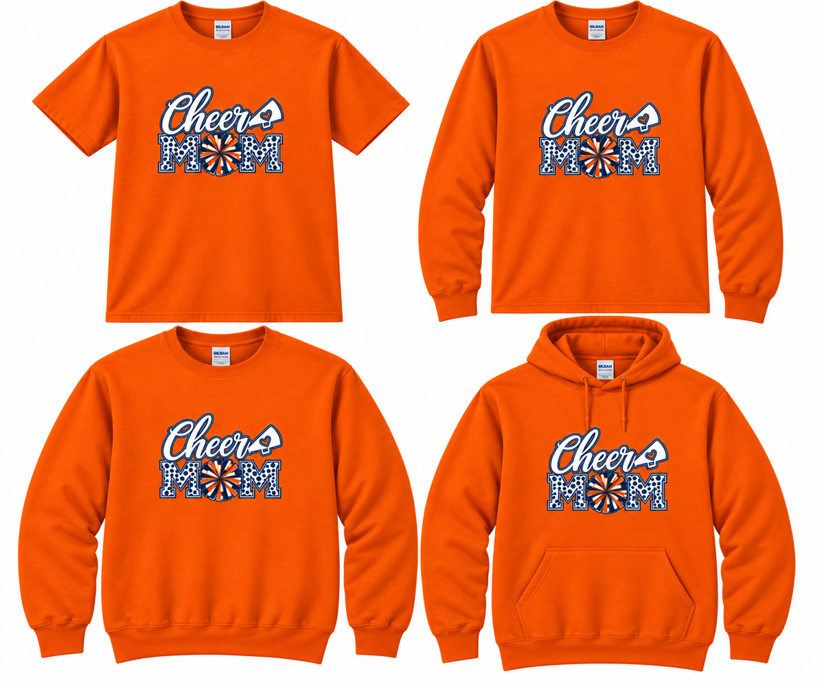 CCYCL Cheer Mom Pom Orange
