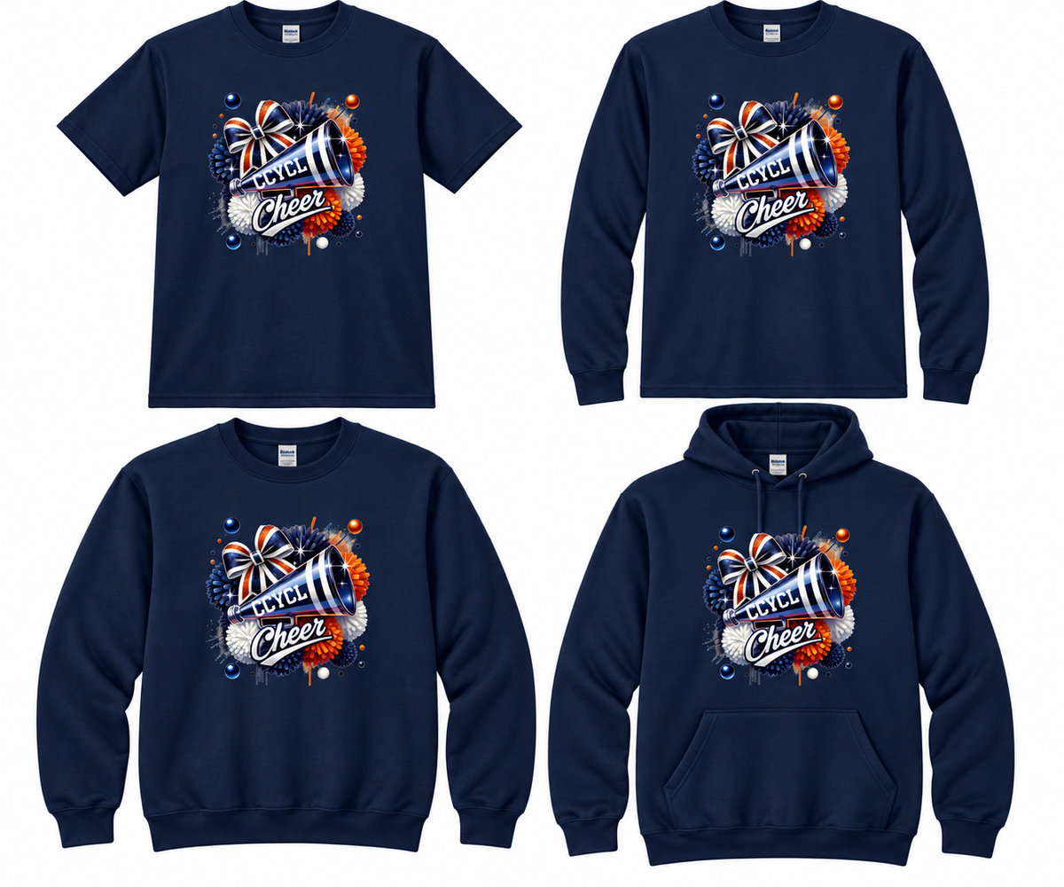 CCYCL Adult Navy Cheer Megaphone