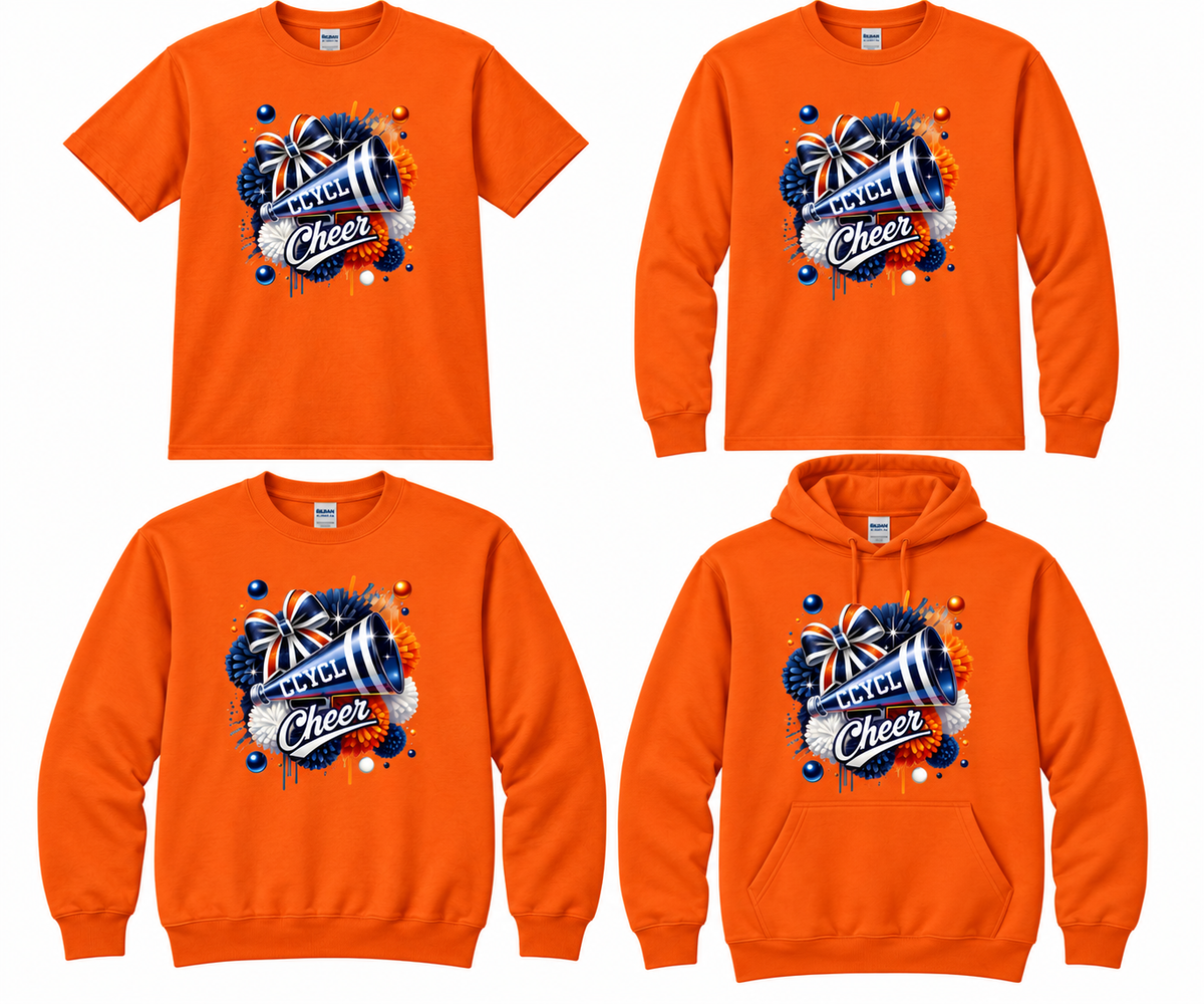 CCYCL Adult Orange Cheer Megaphone