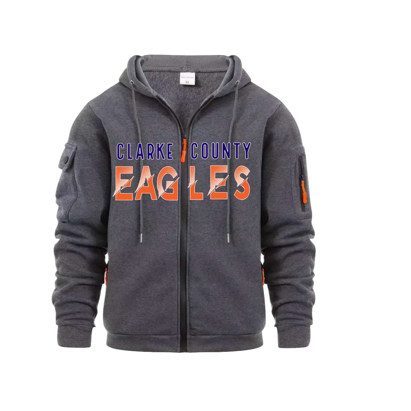 EAA Eagles Full Zip Hoodie Logo Design 4