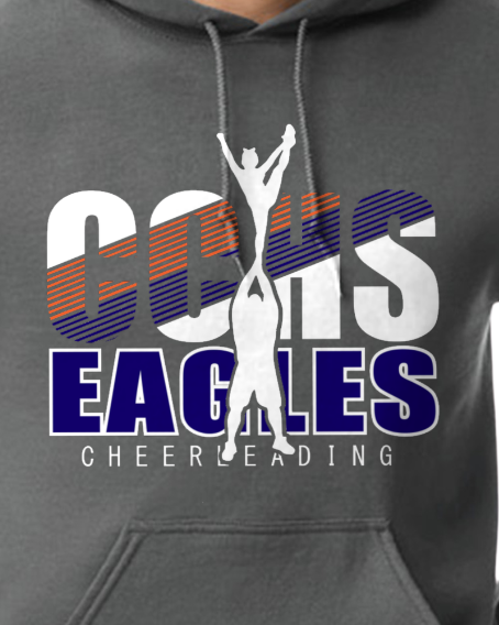 EAA Cheer Hoodie Logo Design 2