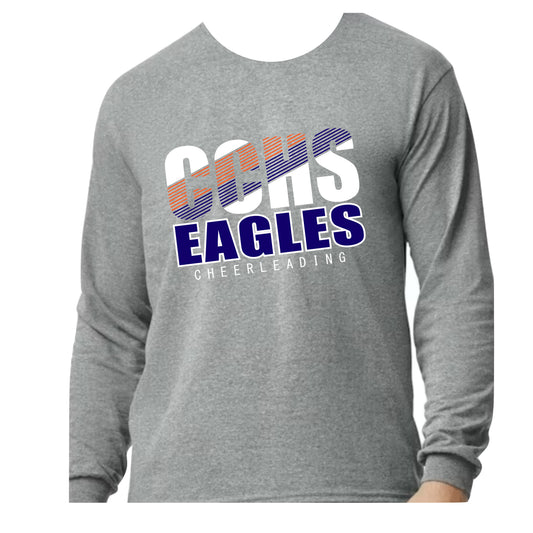 CCHS Cheer Long Sleeve T-Shirt Logo Design 2