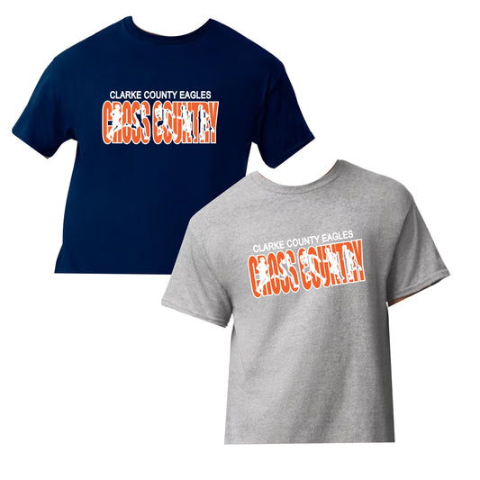 CCHS Cross Country Short Sleeve T-Shirt Logo Design 1