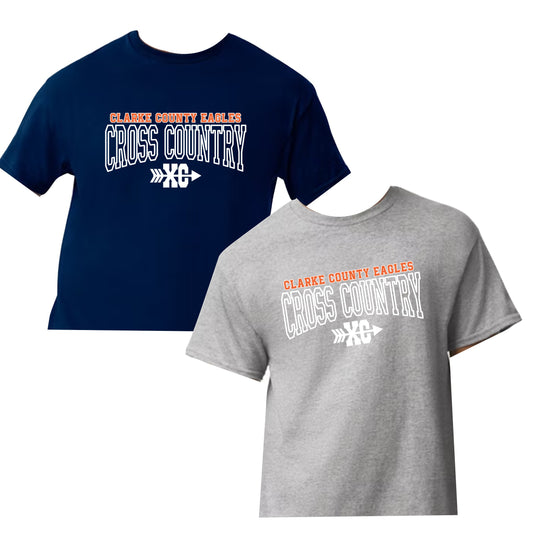 CCHS Cross Country Short Sleeve T-Shirt Logo Design 2